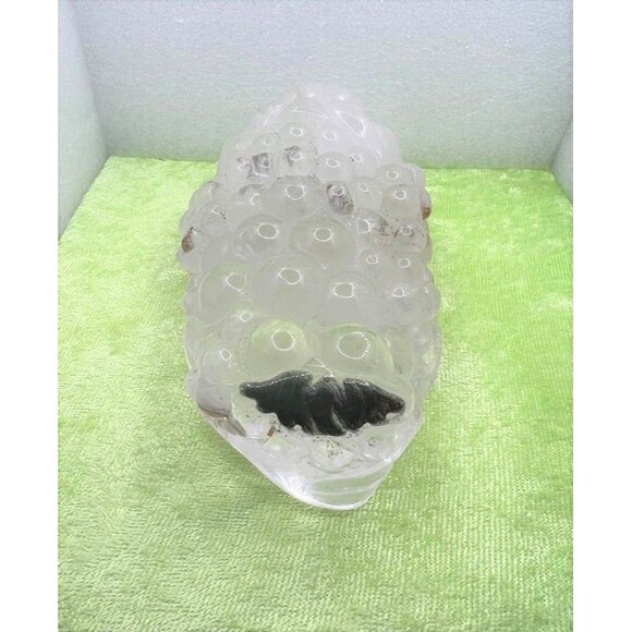 Large Clear Quartz Money Toad - Picture 4 of 9
